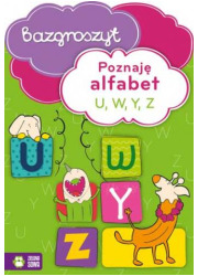 Poznaję alfabet U, W, Y, Z. Bazgroszyt - okładka podręcznika