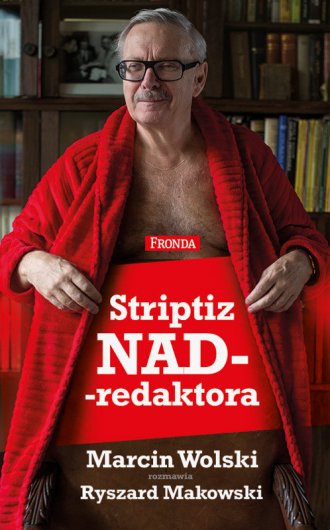 Striptiz nadredaktora - okładka książki