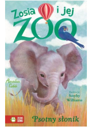 Psotny słonik. Zosia i jej zoo - okładka książki