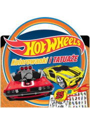 Hot Wheels. Kolorowanki i tatuaże - okładka książki