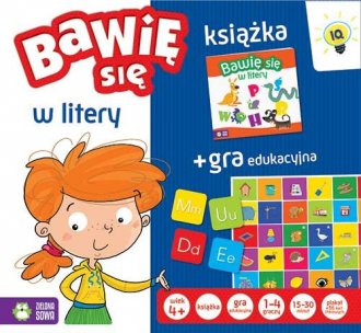 Bawię się w litery (+ gra edukacyjna) - okładka książki