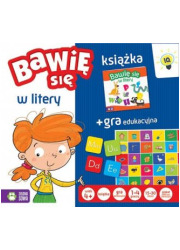 Bawię się w litery (+ gra edukacyjna) - okładka książki