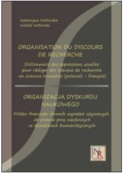Organizacja dyskursu naukowego. - okładka książki