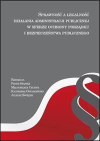 Sprawność a legalność działania - okładka książki