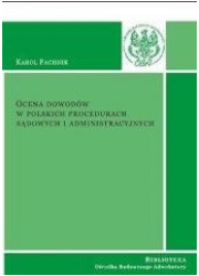 Ocena dowodów w polskich procedurach - okładka książki