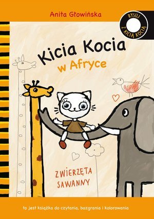 Kicia Kocia w Afryce - okładka książki