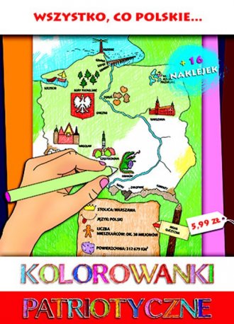 Wszystko co Polskie. Kolorowanki - okładka książki