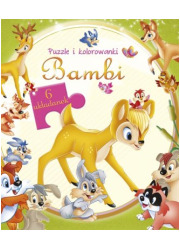Bambi. Puzzle i kolorowanki - okładka książki