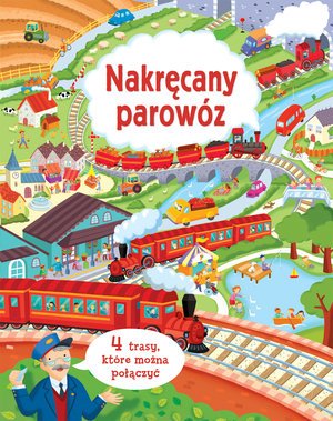 Nakręcany parowóz - okładka książki