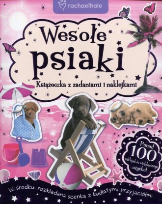 Wesołe psiaki. Książeczka z zadaniami - okładka książki