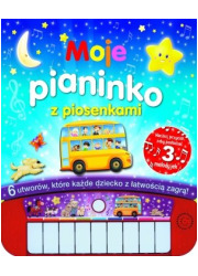 Moje pianinko z piosenkami - okładka książki