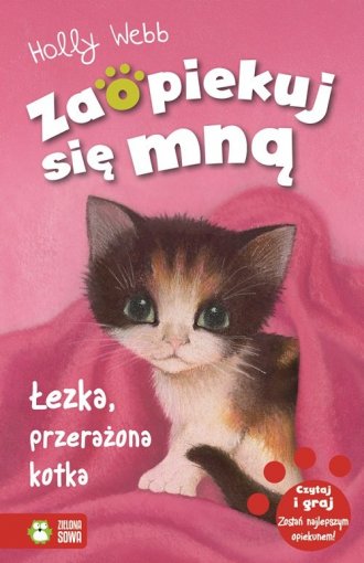 Łezka przerażona kotka - okładka książki