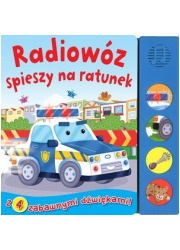 Radiowóz spieszy na ratunek. Książeczka - okładka książki
