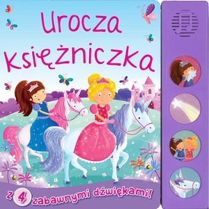 Urocza księżniczka. Książeczka - okładka książki