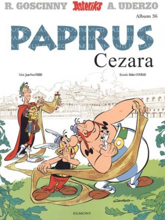 Asteriks. Tom 36. Papirus Cezara - okładka książki