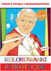 Kolorowanki patriotyczne - Polscy - okładka książki