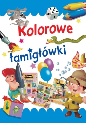 Kolorowe łamigłówki - okładka książki