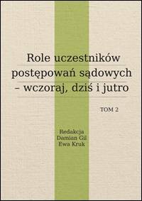 Role uczestników postępowań sądowych - okładka książki