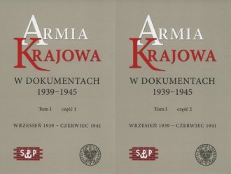 Armia Krajowa w dokumentach 1939-1945. - okładka książki