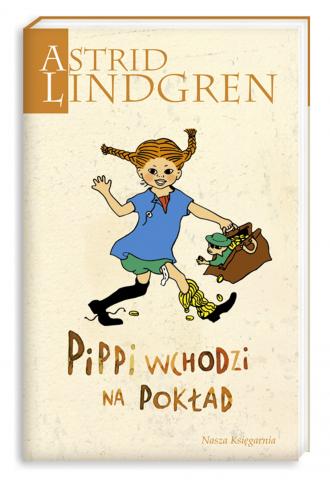 Pippi wchodzi na pokład - okładka książki