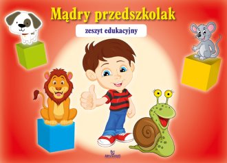 Mądry Przedszkolak (czerwona) - okładka książki