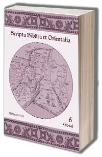 Scripta Biblica et Orientalia 6(2014) - okładka książki