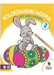 Kolorowanki wodne na wielkanoc - okładka książki