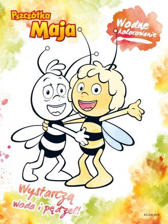 Pszczółka Maja. Wodne kolorowanie - okładka książki