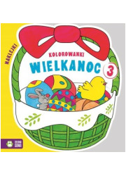 Wielkanoc. Kolorowanki cz. 3 - okładka książki