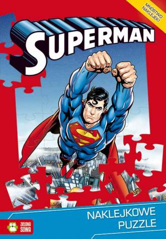 Superman. Naklejkowe puzzle - okładka książki