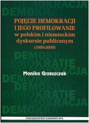 Pojecie demokracji i jego profilowanie - okładka książki