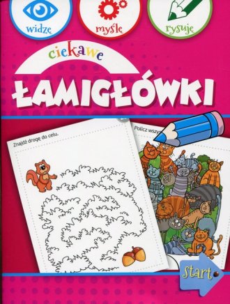 Ciekawe łamigłówki - okładka książki