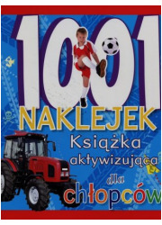 1001 naklejek. Książka aktywizująca - okładka książki