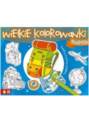 Wielkie kolorowanki. Podróże - okładka książki