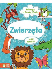 Koloruję z Sówką Zuzią. Zwierzęta - okładka książki