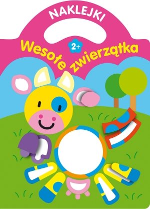 Wesołe zwierzątka. Naklejki - okładka książki