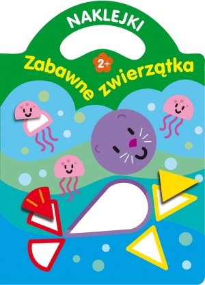 Zabawne zwierzątka. Naklejki - okładka książki