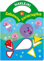 Zabawne zwierzątka. Naklejki - okładka książki