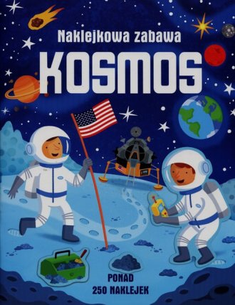 Naklejkowa zabawa. Kosmos - okładka książki