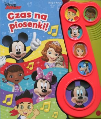 Disney Junior. Czas na piosenki - okładka książki