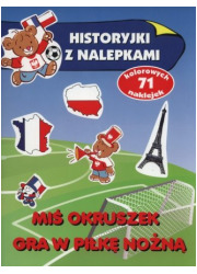 Miś Okruszek gra w piłkę nożną. - okładka książki
