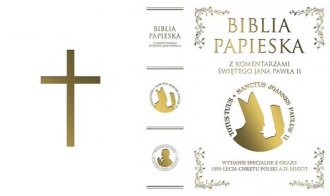 Biblia papieska na Rocznicę 1050-lecia - okładka książki
