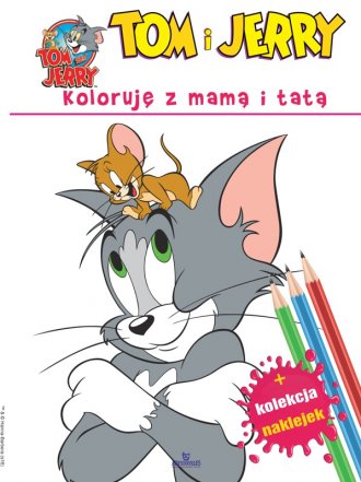 Tom i Jerry. Koloruję z mamą i - okładka książki
