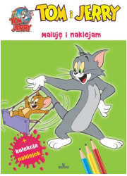 Tom i Jerry. Maluję i naklejam - okładka książki