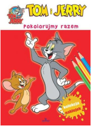 Tom i Jerry. Pokolorujmy razem - okładka książki