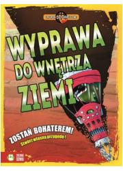 Wyprawa do wnętrza ziemi! Zagadki - okładka książki