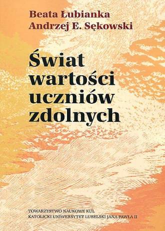 Świat wartości uczniów zdolnych - okładka książki