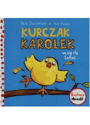 Kurczak Karolek uczy się latać. - okładka książki