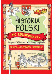 Historia Polski do kolorowania. - okładka książki