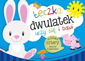 Dwulatek uczy się i bawi. Teczka - okładka książki